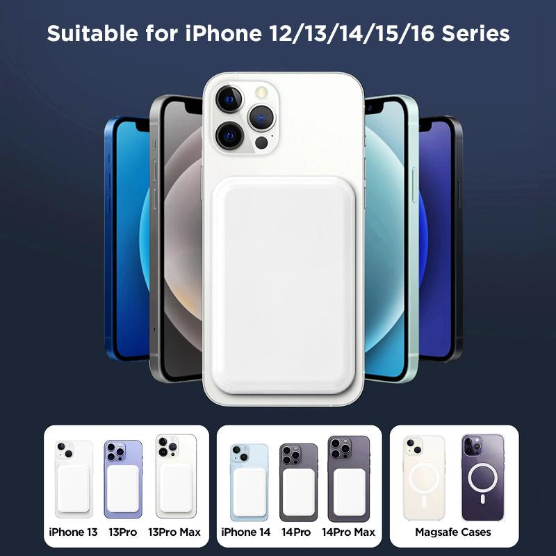 5000Mah Magnetic Power Wireless Portable Charger, Pack for iPhone 17/16/15/14/13/12/Plus/Pro max